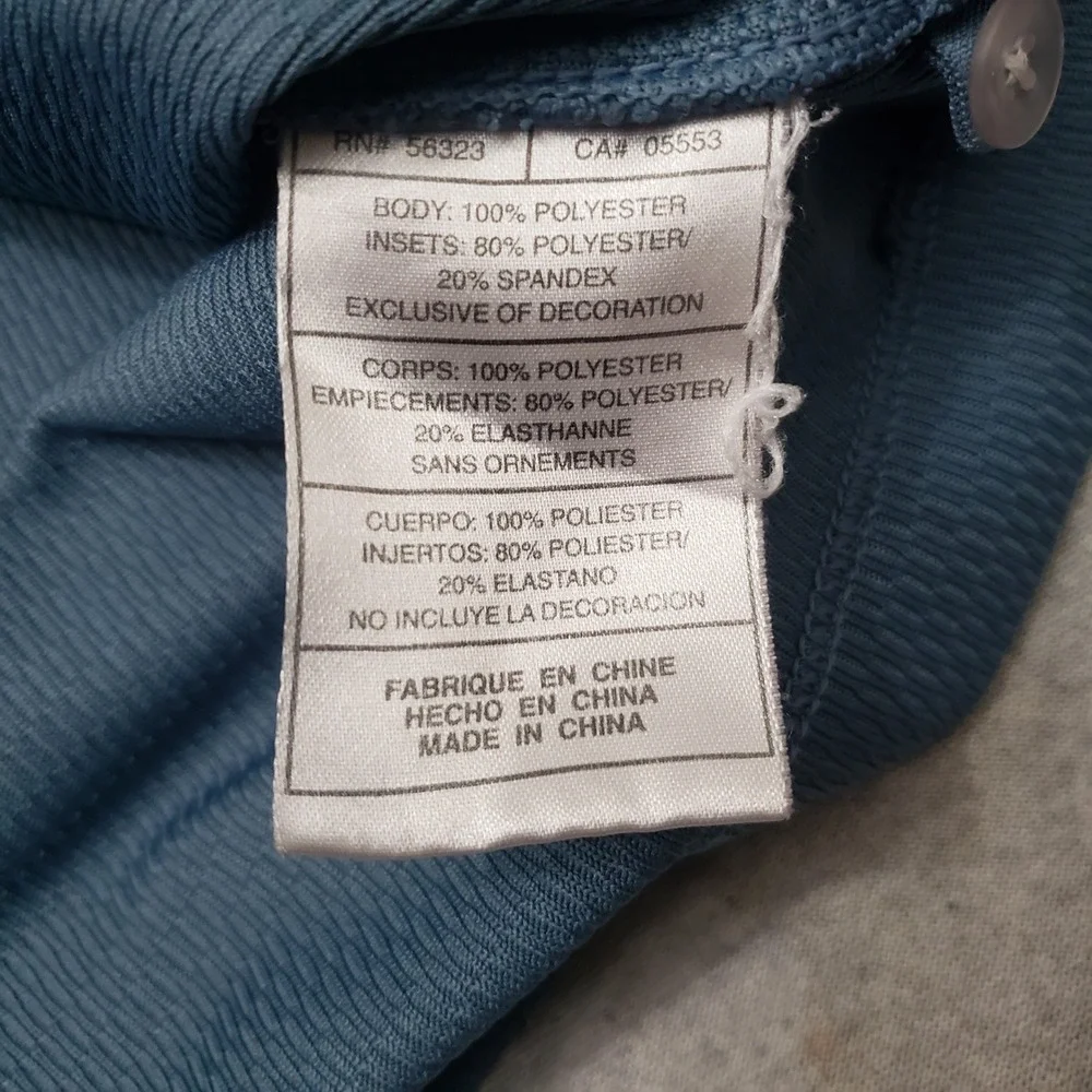 Nike Golf Polo Shirt Mens XXL Blue Short Sleeve Casual Outdoors Athleisure
